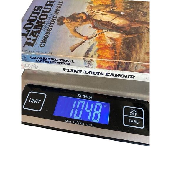 Lot Of 3 Louis L Amour Western Paperback Books Flint Crossfire Trail Vintage - Picture 13 of 13